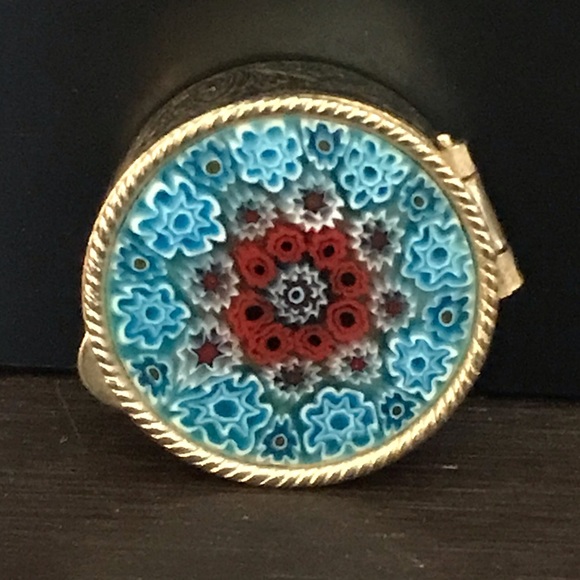 Italian Murano Glass Mini Trinket Box - Picture 2 of 6